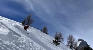 Deep powder on the Schwarzsee area March 13th