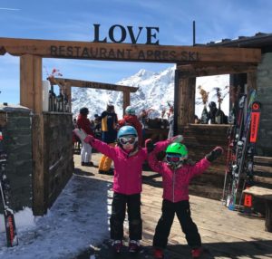 the Love restaurant above Cervinia