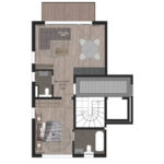 Apartment Mount Rose Zermatt floor plan